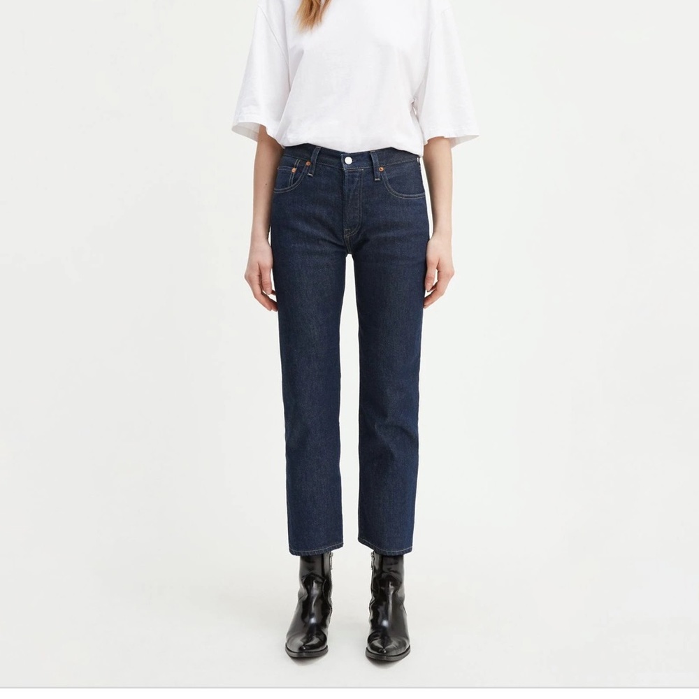 Levi’s Made & Crafted 501 original crop jeans